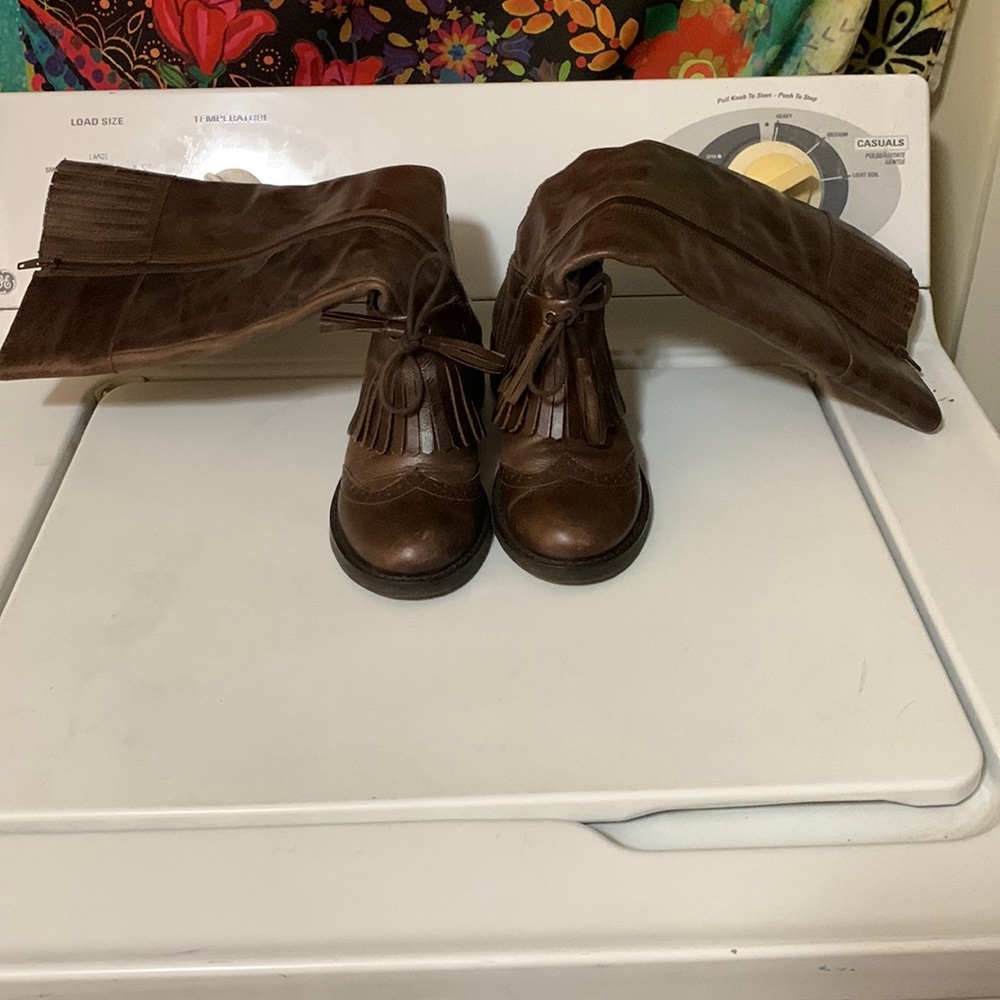 Brown Leather Boots